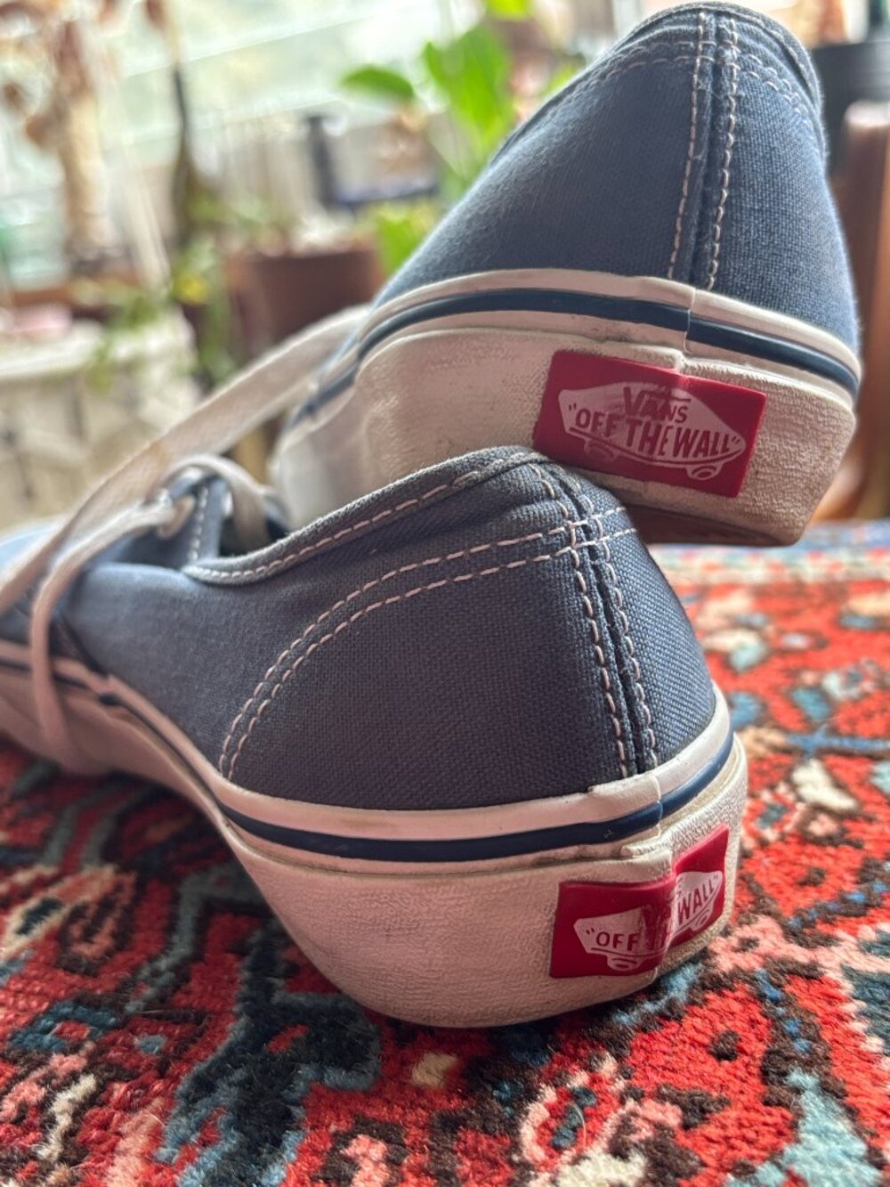 Old Skool Classic Blue Vans - Picture 4 of 6